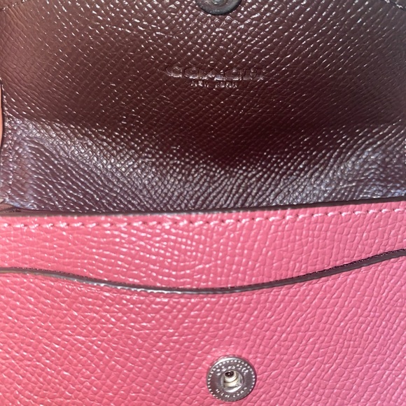 Coach Flap Card Case In Colorblock New - Picture 6 of 9